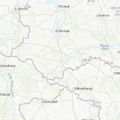 Map showing location of Ludwigslust (53.329170, 11.497140)