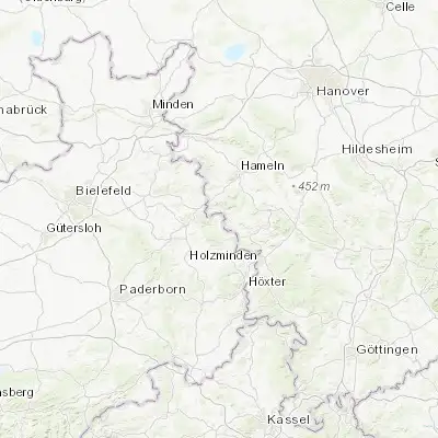 Map showing location of Lügde (51.958280, 9.247060)