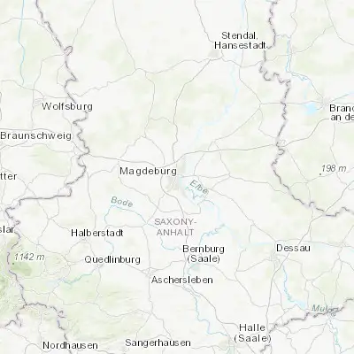 Map showing location of Magdeburg (52.127730, 11.629160)