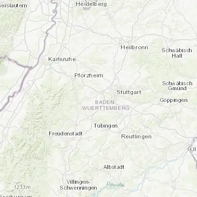 Map showing location of Magstadt (48.744710, 8.966750)