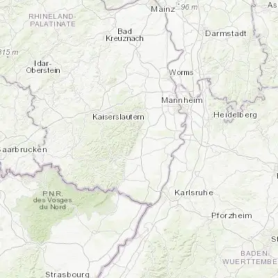Map showing location of Maikammer (49.305280, 8.131670)