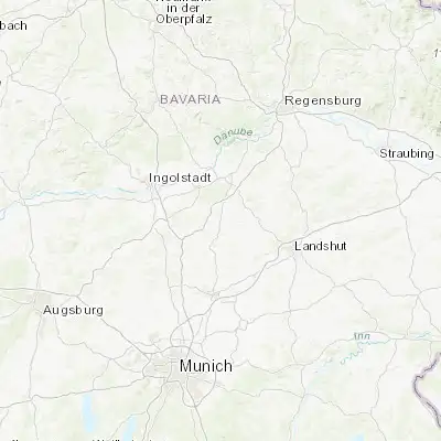 Map showing location of Mainburg (48.641820, 11.780930)