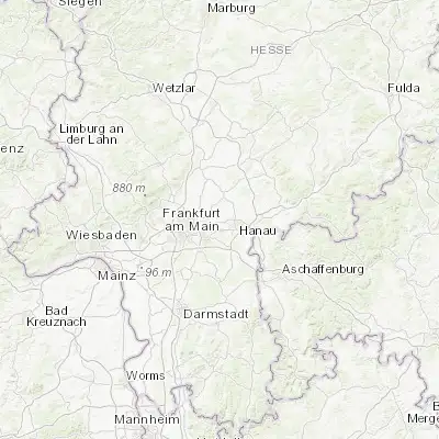Map showing location of Maintal (50.150000, 8.833330)