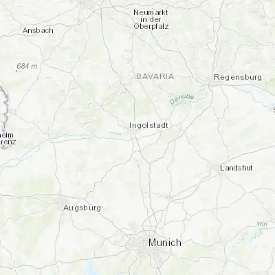 Map showing location of Manching (48.716560, 11.493930)
