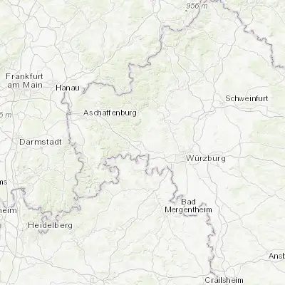 Map showing location of Marktheidenfeld (49.845400, 9.603590)