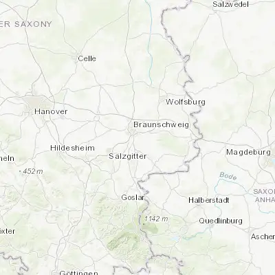 Map showing location of Mascherode (52.223380, 10.566530)