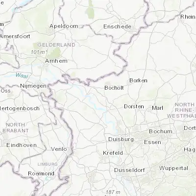 Map showing location of Mehrhoog (51.738260, 6.511640)