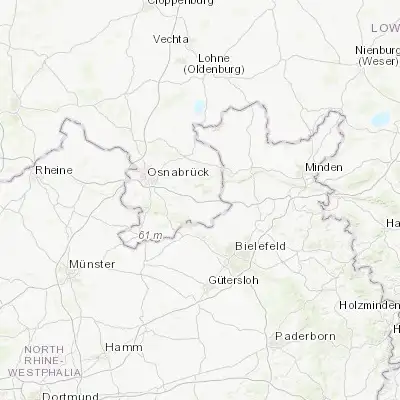 Map showing location of Melle (52.201970, 8.338260)