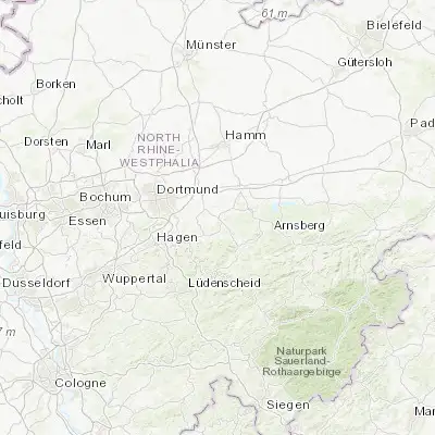 Map showing location of Menden (51.443370, 7.778250)