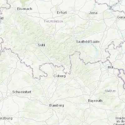 Map showing location of Mengersgereuth-Hämmern (50.397300, 11.116490)