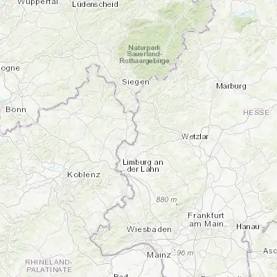 Map showing location of Mengerskirchen (50.563920, 8.155550)