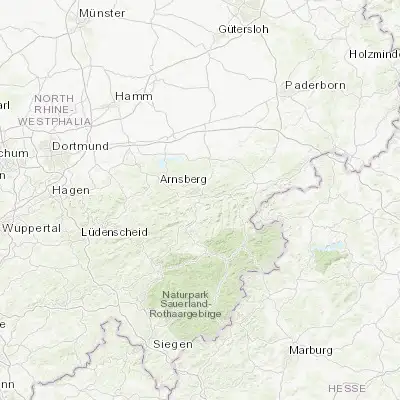 Map showing location of Meschede (51.350200, 8.283320)