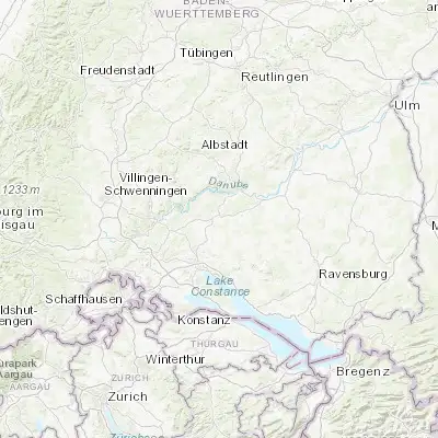 Map showing location of Meßkirch (47.994570, 9.114790)