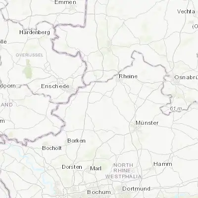 Map showing location of Metelen (52.144340, 7.212700)