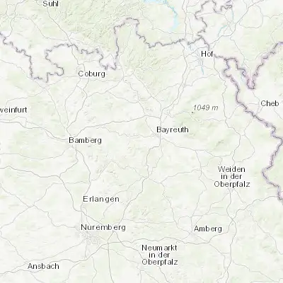 Map showing location of Mistelgau (49.912600, 11.465860)