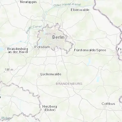 Map showing location of Mittenwalde (52.260070, 13.539450)