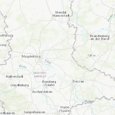 Map showing location of Möckern (52.140990, 11.952030)