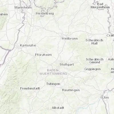 Map showing location of Möglingen (48.887410, 9.126940)