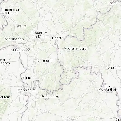 Map showing location of Mömlingen (49.859720, 9.083330)