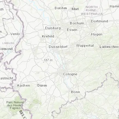 Map showing location of Monheim am Rhein (51.091620, 6.892170)