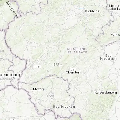 Map showing location of Morbach (49.807720, 7.127140)