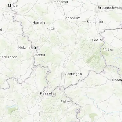 Map showing location of Moringen (51.699150, 9.871070)