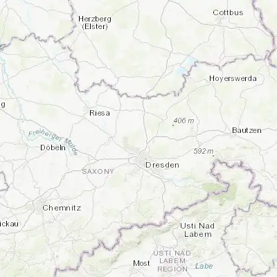 Map showing location of Moritzburg (51.159220, 13.680210)