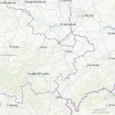 Map showing location of Münchenbernsdorf (50.821140, 11.932260)