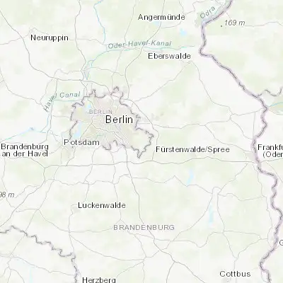 Map showing location of Müggelheim (52.411370, 13.664030)