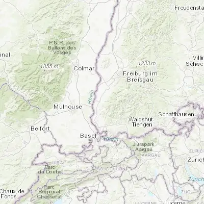 Map showing location of Müllheim (47.808200, 7.630350)