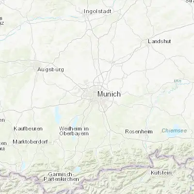 Map showing location of Munich (48.137430, 11.575490)