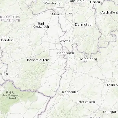 Map showing location of Mutterstadt (49.441390, 8.356110)
