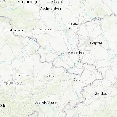 Map showing location of Naumburg (51.149870, 11.809790)