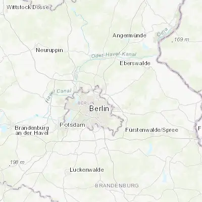 Map showing location of Neu-Hohenschönhausen (52.566810, 13.512550)