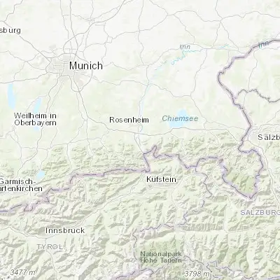 Map showing location of Neubeuern (47.773680, 12.140020)