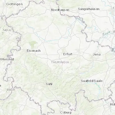 Map showing location of Neudietendorf (50.912500, 10.913460)