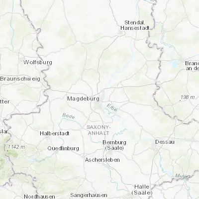 Map showing location of Neue Neustadt (52.150000, 11.633330)