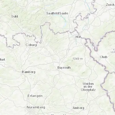 Map showing location of Neuenmarkt (50.091930, 11.580330)