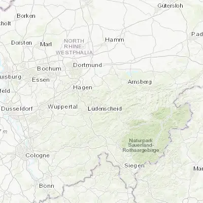 Map showing location of Neuenrade (51.282780, 7.782500)