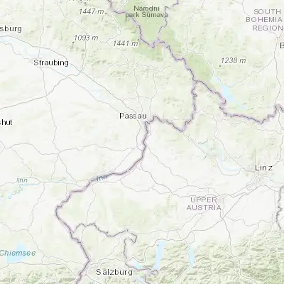 Map showing location of Neuhaus am Inn (48.460860, 13.420830)