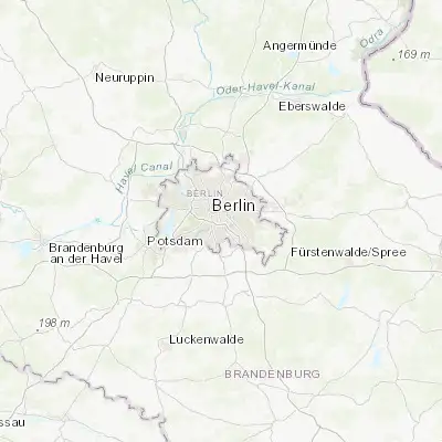 Map showing location of Neukölln (52.477190, 13.431260)