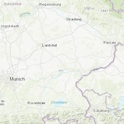 Map showing location of Neumarkt-Sankt Veit (48.360510, 12.507230)