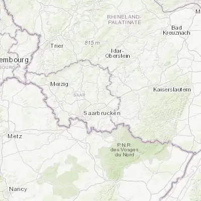Map showing location of Neunkirchen (49.344490, 7.180450)