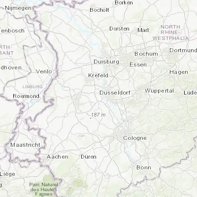 Map showing location of Neuss (51.198070, 6.685040)