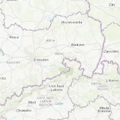 Map showing location of Neustadt in Sachsen (51.028440, 14.217850)