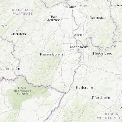 Map showing location of Neustadt (49.350090, 8.138860)