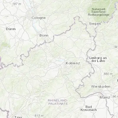 Map showing location of Neuwied (50.433600, 7.470570)