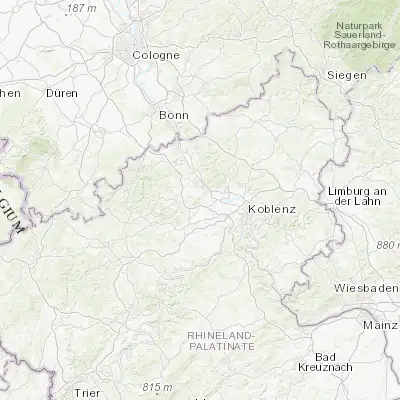Map showing location of Nickenich (50.414210, 7.327280)