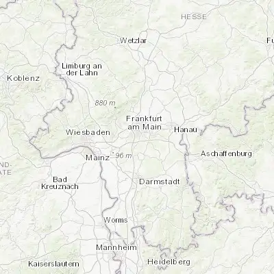 Map showing location of Niederrad (50.083090, 8.628520)
