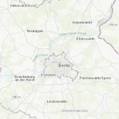 Map showing location of Niederschönhausen (52.584830, 13.402720)